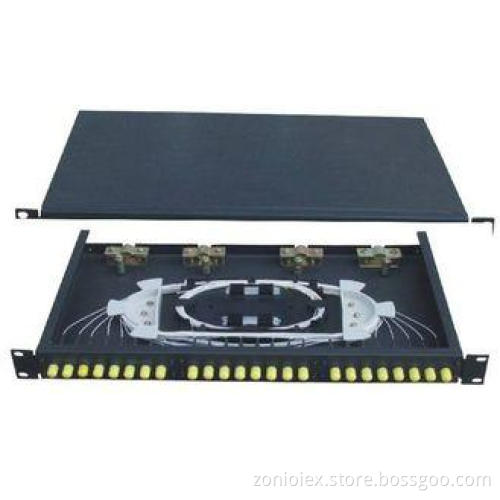 ST24 Rack-Mounted Fiber Optic Terminal Box Working as Distr